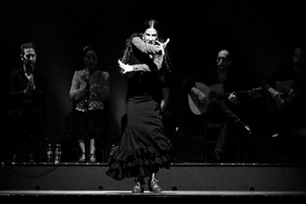 Alumnado de Danzante practicando flamenco