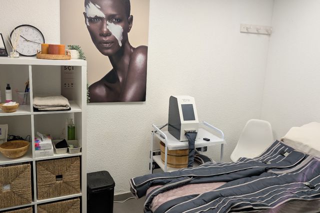 Sala de tratamientos de Calma Salud y Bienestar en Illescas